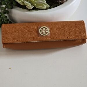 Tory burch glasses textured case color orange